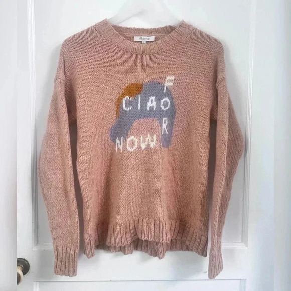 Madewell Ciao For Now Alpaca Blend Pullover Sweater Size S - Picture 1 of 6